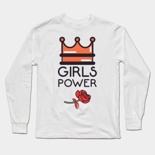 Girl Power: Empowered and Unstoppable Long Sleeve T-Shirt